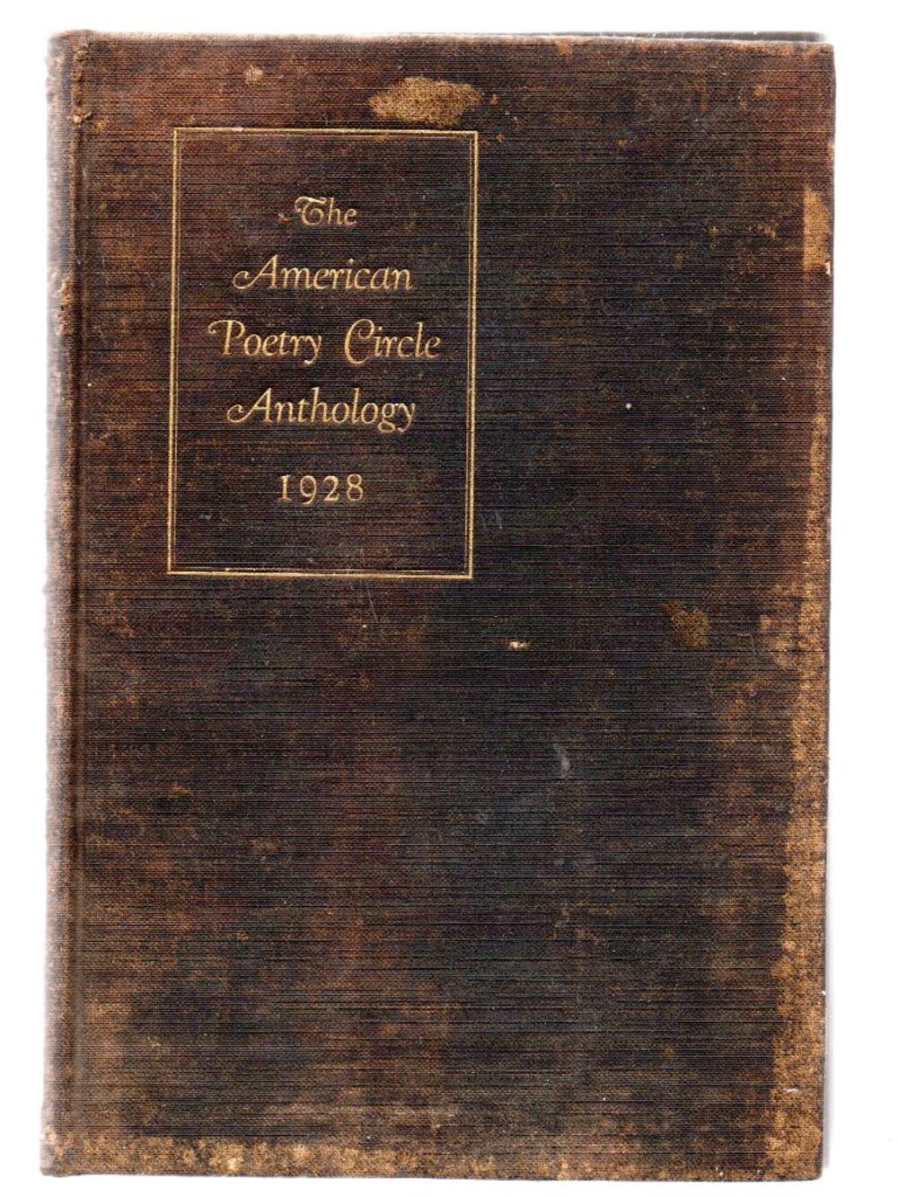 Vintage Hardcover Poetry Anthology 1928